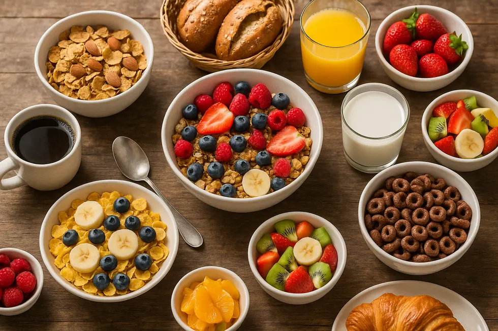 Ein ballaststoffreiches Frühstück bietet einen gesunden Start in den Tag.