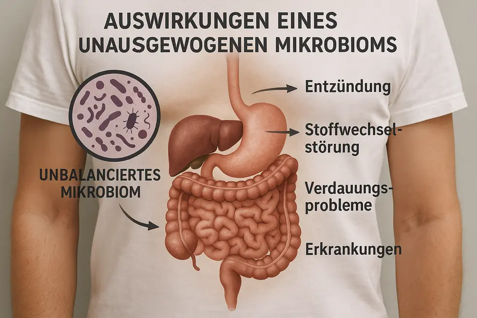 Ein gestörtes Mikrobiom beeinträchtigt die Gesundheit