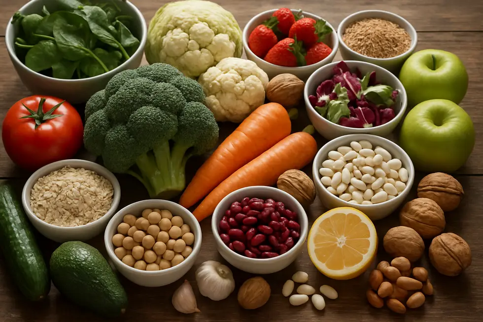 Gesunde Ernährung unterstützt die Darmreinigung