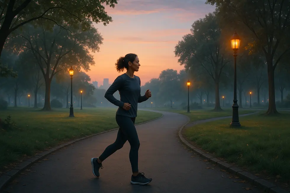 Joggen als einfache Methode, Bewegung in den Alltag zu integrieren.
