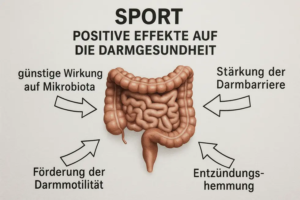 Bewegung ist ein Schlüssel zur Darmgesundheit.