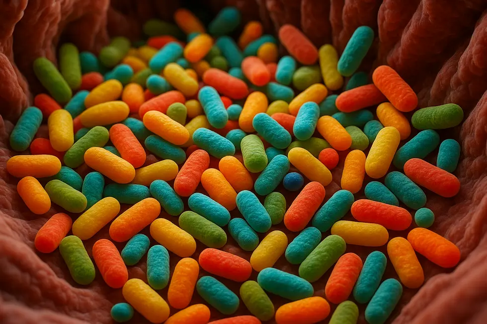 Das Mikrobiom im Darm als Unterstützer des Immunsystems.