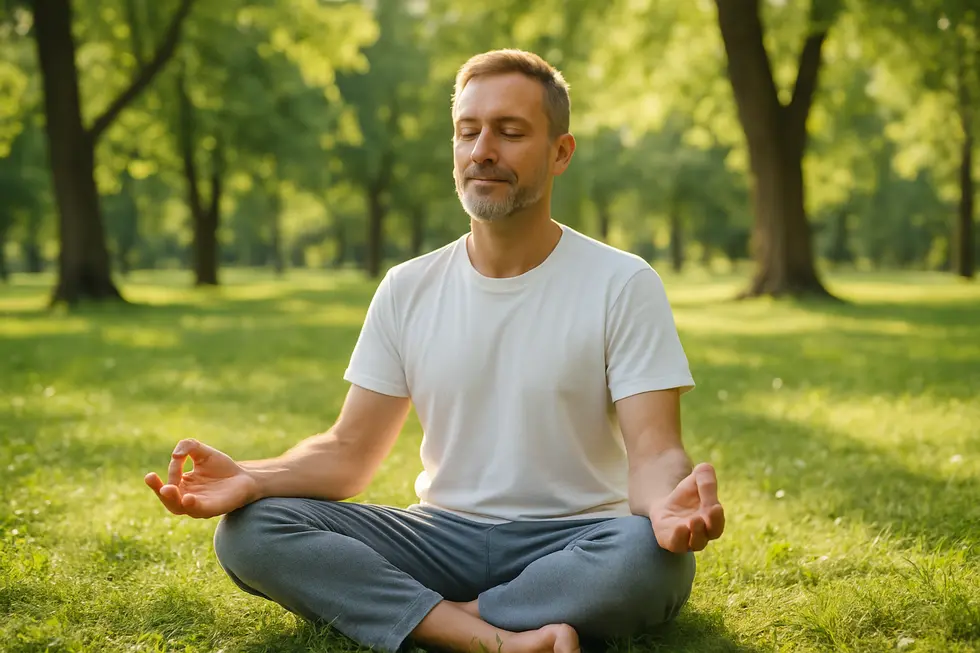 Yoga und ein gesunder Lebensstil unterstützen die Darmgesundheit.