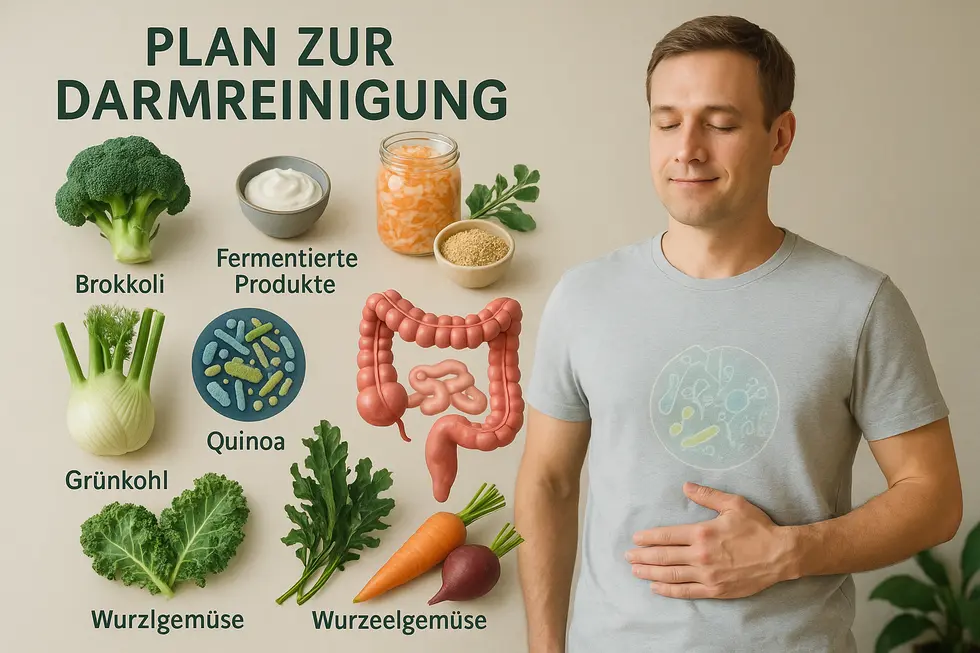 Ein Plan für eine effektive und natürliche Darmreinigung.