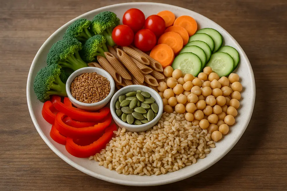 Ballaststoffreiche Ernährung unterstützt die Verdauung.