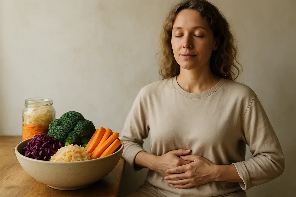 Ganzheitliche Gesundheit umfasst nicht nur Ernährung, sondern auch mentale Ausgeglichenheit.