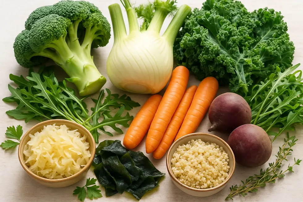 Eine abwechslungsreiche Ernährung unterstützt die Darmgesundheit.
