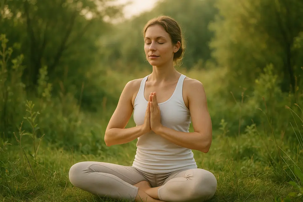 Gesundheitliche Erhaltung durch Yoga und Achtsamkeit.
