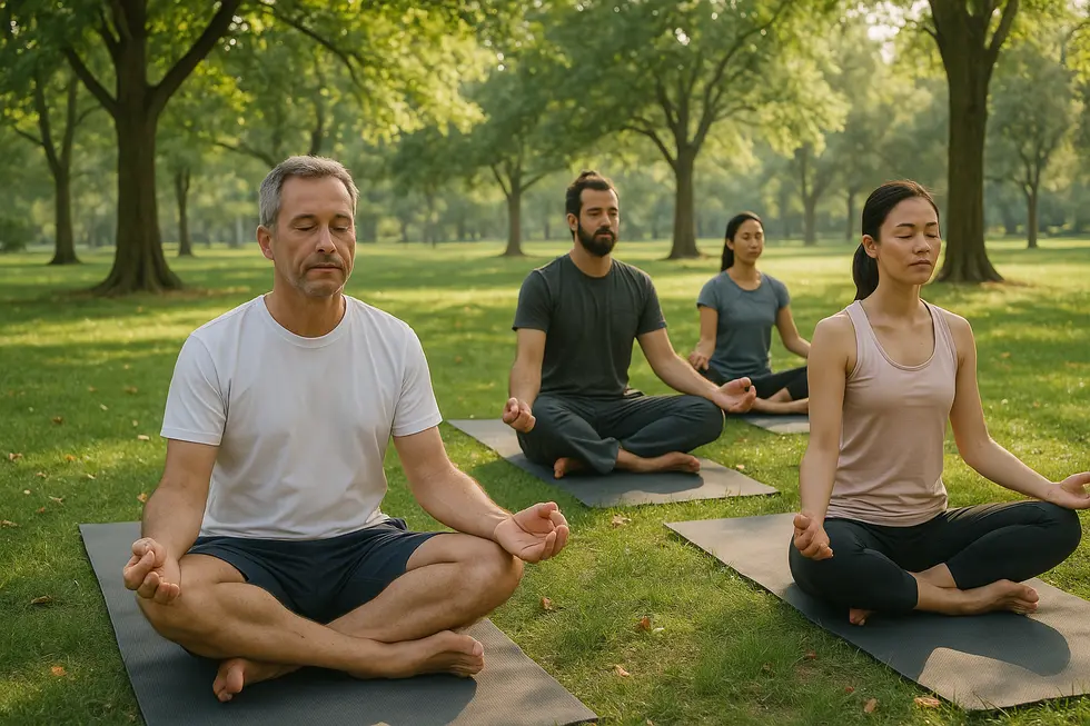 Yoga fördert die Verdauung und die innere Balance.